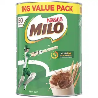 Woolworths Nestlé Milo offer