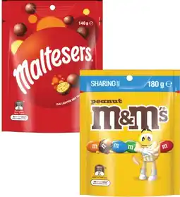 Coles M&M's, Maltesers or Pods 120g-180g offer