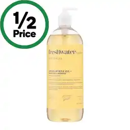 Woolworths Freshwater Farm Body Wash offer