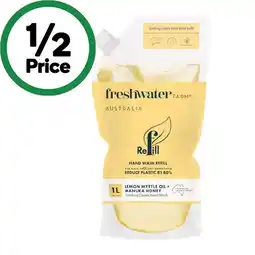 Woolworths Freshwater Farm Hand Wash Refill offer