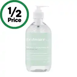 Woolworths Freshwater Farm Australia Tea Tree + Eucalyptus Oil Hand Sanitiser Gel offer