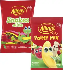 Coles Allen's Lollies offer