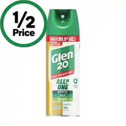 Woolworths Glen 20 Disinfectant Spray offer
