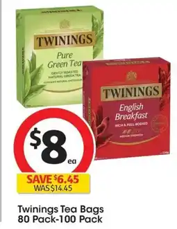Coles Twinings Tea Bags offer