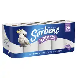 Woolworths Sorbent Soft & Strong 3 Ply Toilet Paper offer