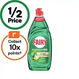 Woolworths Fairy Platinum Plus Dishwashing Liquid offer
