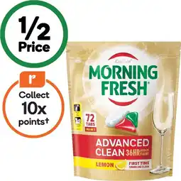 Woolworths Morning Fresh Advanced Clean Dishwasher Tablets offer