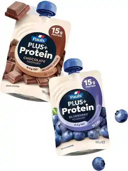 Coles Pauls Plus Protein+ Yoghurt Pouch offer