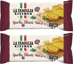 Coles La Famiglia Garlic Bread Slices offer