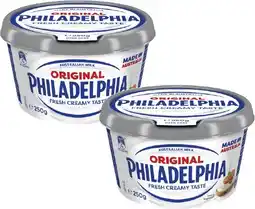 Coles Philadelphia Spreadable Cream Cheese Tub offer