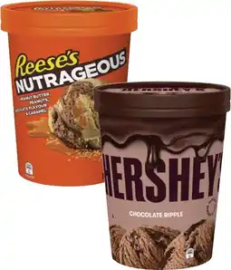 Coles Hershey's, Reese's or Violet Crumble Ice Cream Tub 1 Litre offer