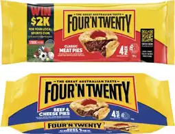 Coles Four'N Twenty Traditional Pies 700g offer