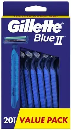 Coles Gillette Blue II Plus Disposable Razors offer