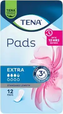 Coles Tena Extra Standard Length Continence Pads offer