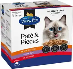 Coles Fussy Cat Cat Food offer