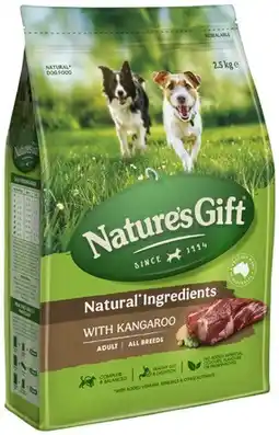 Coles Nature's Gift Dry Dog Food offer
