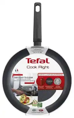 Coles Tefal Cook Right Non Stick Frypan 24cm offer