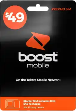 Coles Boost $49 SIM Pack offer