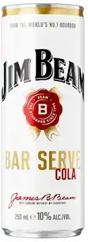 Coles NEW Jim Beam Bar Serve 10% Cans offer