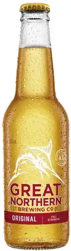 Coles Great Northern Original Lager Bottles offer