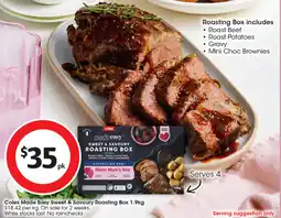 Coles Coles Made Easy Sweet & Savoury Roasting Box offer