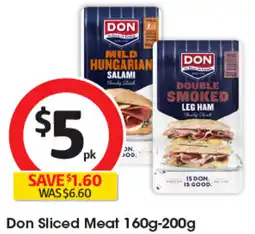 Coles Don Sliced Meat offer