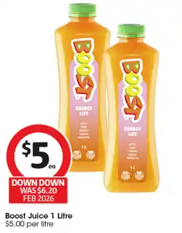 Coles Boost Juice offer