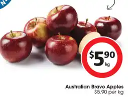 Coles Australian Bravo Apples offer