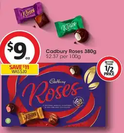 Coles Cadbury Roses offer