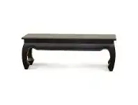 LivingStyles Liam Solid Mahogany Timber 128cm Opium Bench - Chocolate offer