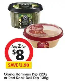 Coles Obela Hommus Dip offer