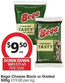 Coles Bega Cheese Block or Grated offer