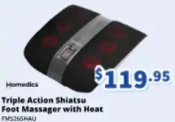 Bi-Rite Triple Action Shiatsu Foot Massager with Heat offer