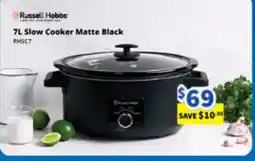 Bi-Rite 7L Slow Cooker Matte Black RHSC7 offer