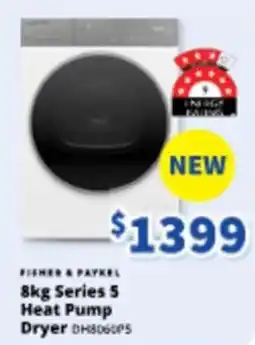 Bi-Rite Series 5 Heat Pump Dryer DH8060PS offer