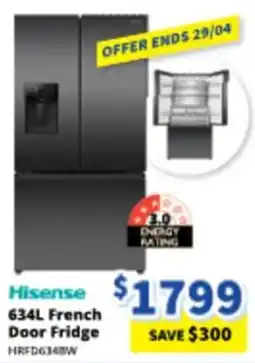 Bi-Rite Hisense French Door Fridge offer