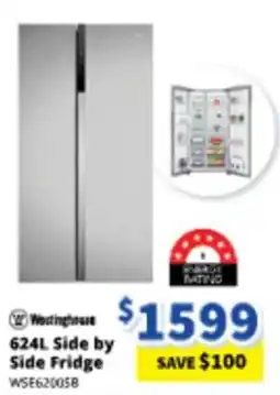 Bi-Rite Side by Side Fridge WSE620058 offer