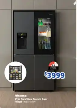 Bi-Rite Hisense PureView French Door Fridge HRCDE15TBWV offer