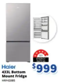 Bi-Rite Bottom Mount Fridge HRF42085 offer