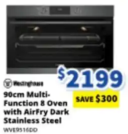 Bi-Rite Westinghous 90cm Multi- Function & Oven with AirFry Dark Stainless Steel offer