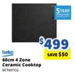 Bi-Rite 60cm 4 Zone Ceramic Cooktop offer