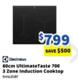 Bi-Rite 60cm UltimateTaste 700 3 Zone Induction Cooktop EH16358F offer