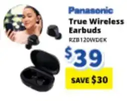 Bi-Rite Panasonic True Wireless Earbuds RZB120WDEK offer