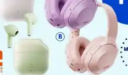 BIG W Wireless Headphones - Pearl Pink, Pearl Lavender offer