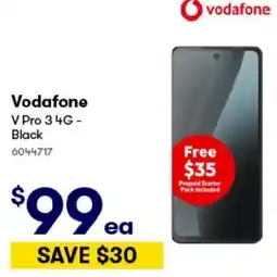 BIG W Vodafone V Pro 34G- Black offer