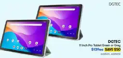 BIG W 11 inch Pro Tablet Green or Grey offer