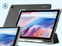 BIG W A. 10.1" Tablet with Case & Stylus - Pink or Grey offer