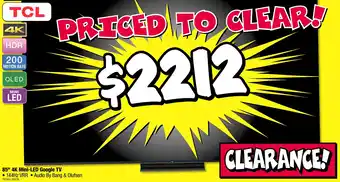 85" 4K Mini-LED Google TV