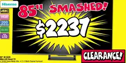 JB Hi-Fi 85" 4K ULED Mini-LED Smart TV offer