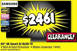 JB Hi-Fi 65" 4K Smart AI OLED TV offer